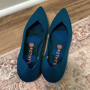 Blue Rothy’s Women’s Sz 10 flats
